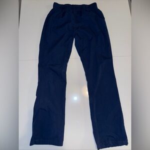 Superior Uniform Group Size Small Scrub Pull On Pants Blue 1 Pocket Healthcare